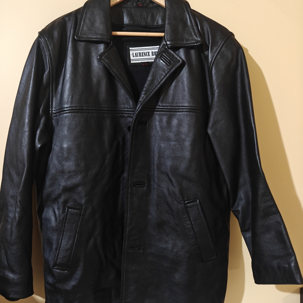 Laurence Roy 100% Leather Insulated Jacket